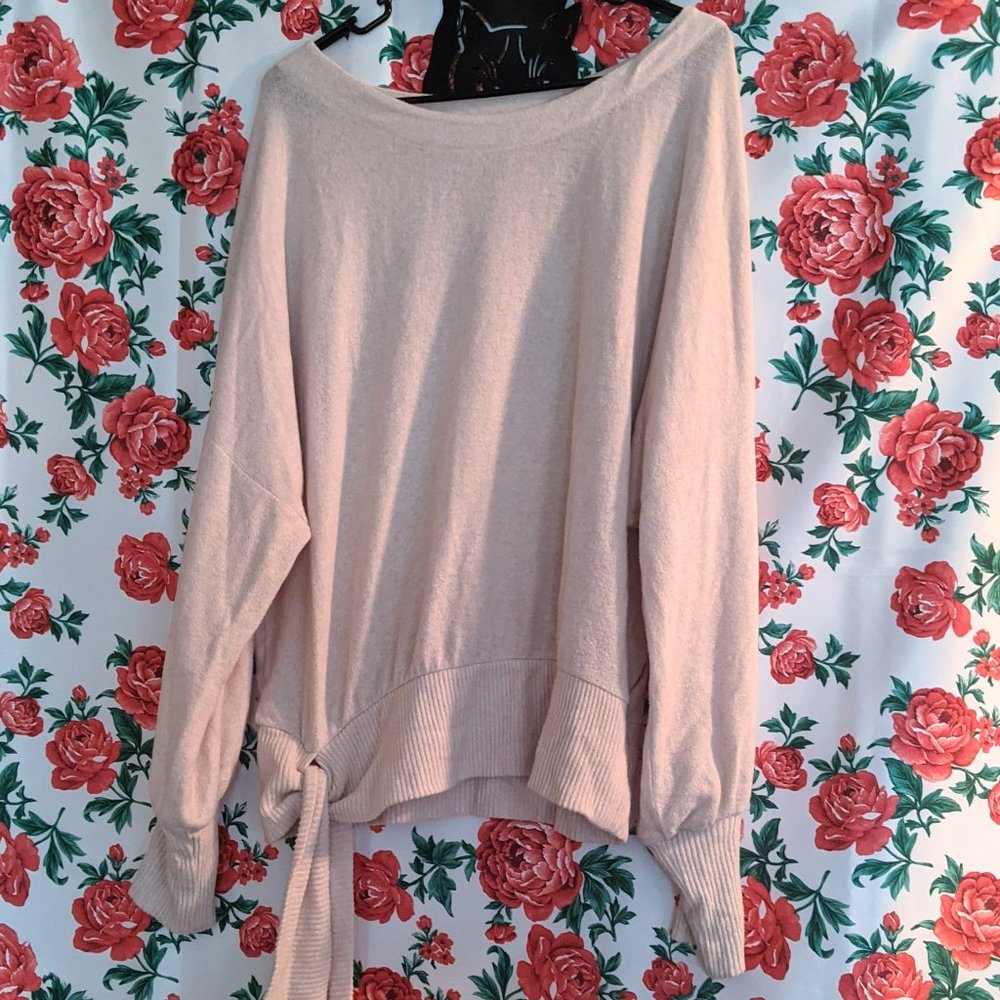 anthropologie • saturday sunday side tie sweater